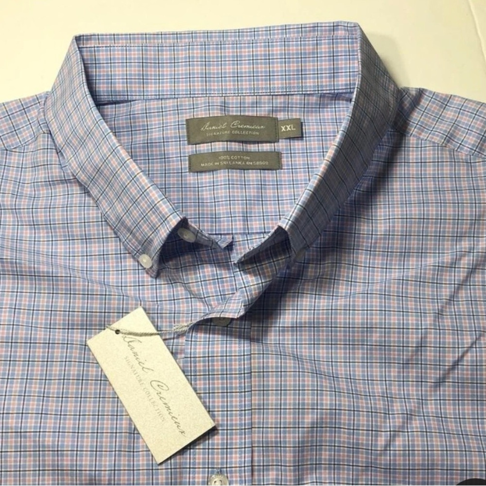 Cremieux Multi Color Short Sleeve Shirt 2XL